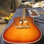 Gibson Hummingbird Reissue, Refinish & Restoration, Bridgework and more